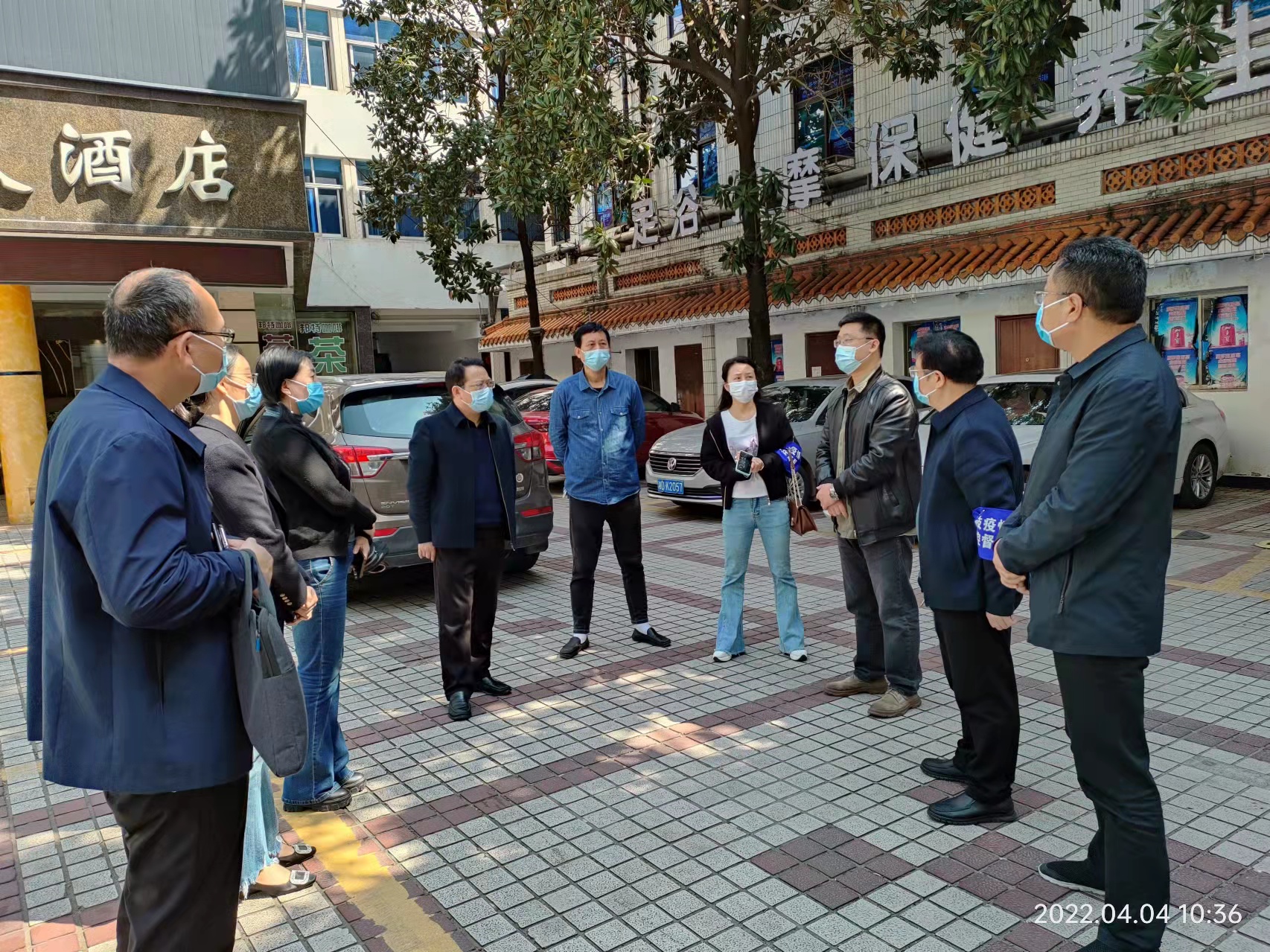 蒋云新局长带队赴石鼓区督导新冠疫情隔离点疫情防控工作