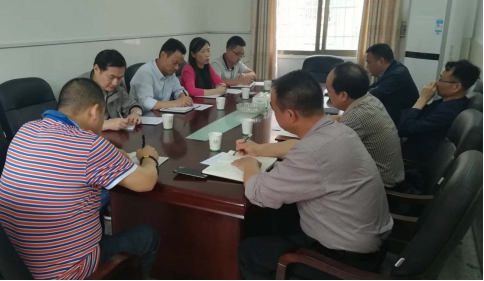 衡阳市生态环境局万新华副局长带队到衡阳县环保局调研